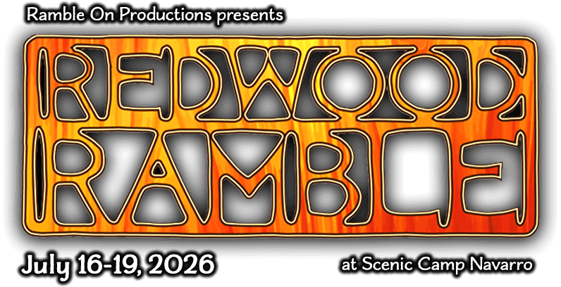 Redwood Ramble logo - need to take out dates